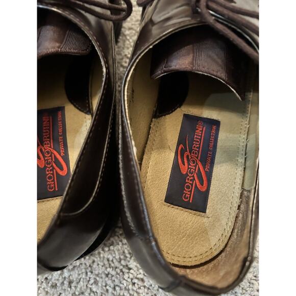 Men's Giorgio Brutini Private Collection Size 10 M Color Brown 808012 - Picture 8 of 14